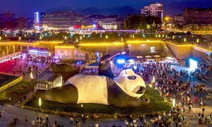두쟝옌의 공공예술작품 "셀카를 찍는 팬더”국제상 수상