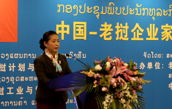 图片默认标题_fororder_老挝计划与投资部副部长发言