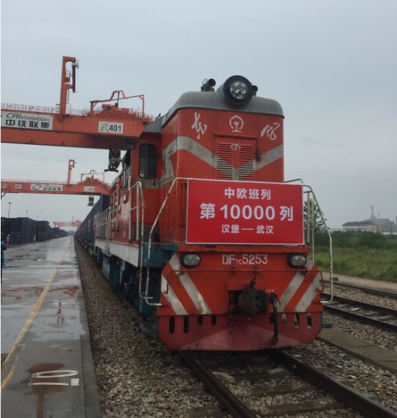 중국-유럽간 통행열차 1만대 돌파