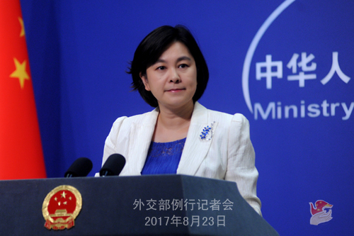 Chinese Foreign Ministry spokesperson Hua Chunying [Photo: fmprc.gov.cn]