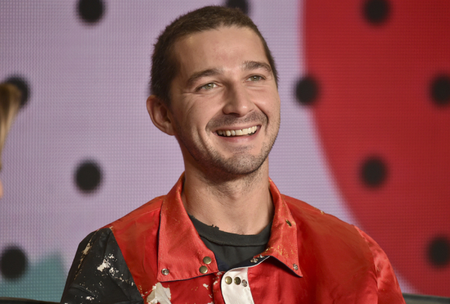 Shia LaBeouf attends a press conference for "Borg/McEnroe" on day 1 of the Toronto International Film Festival at the TIFF Bell Lightbox on Thursday, Sept. 7, 2017, in Toronto.[Photo: AP]