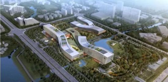 An artist's conception of a new quantum research facility reportedly to be in Hefei, Anhui province [Photo: scmp.com]