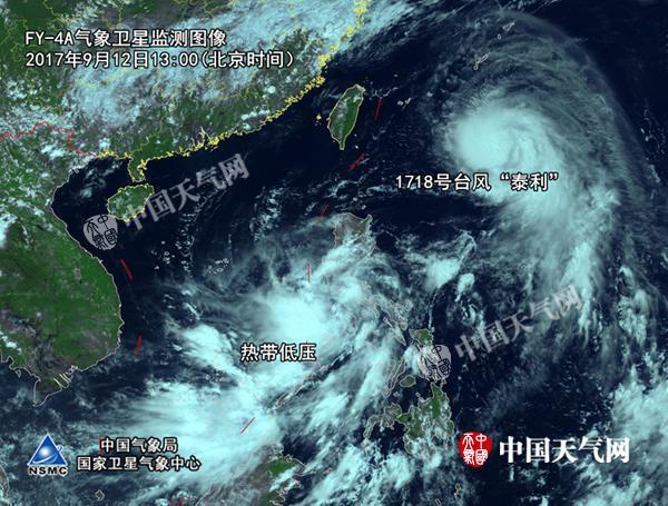 Typhoon Doksuri is approaching south China's Hainan Province. [Photo: weather.com.cn]