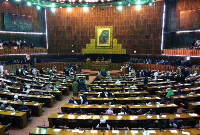 Internal view of Pakistan's parliament [File Photo: ifeng.com]