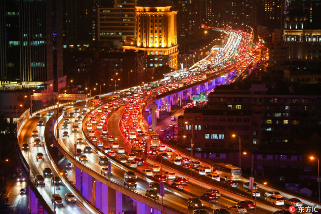 The traffic index ranges from 0 to 10, with the number increasing as congestion gets worse. [Photo: IC]