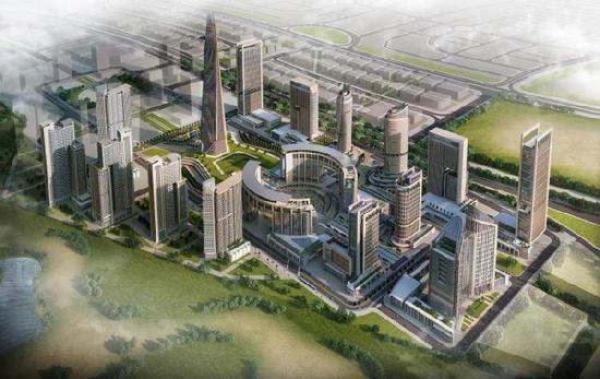 Effect picture of Egypt's new administrative capital. [Photo: Chongqing Morning Post]