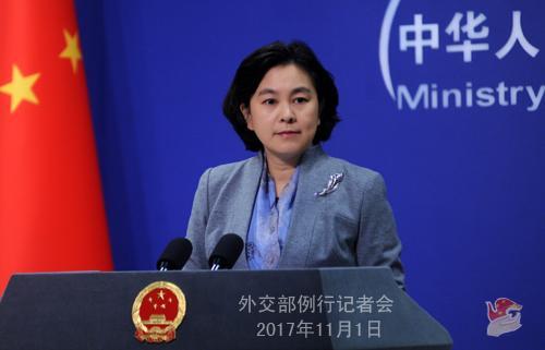 Foreign Ministry spokesperson Hua Chunying [Photo:fmprc.gov.cn]