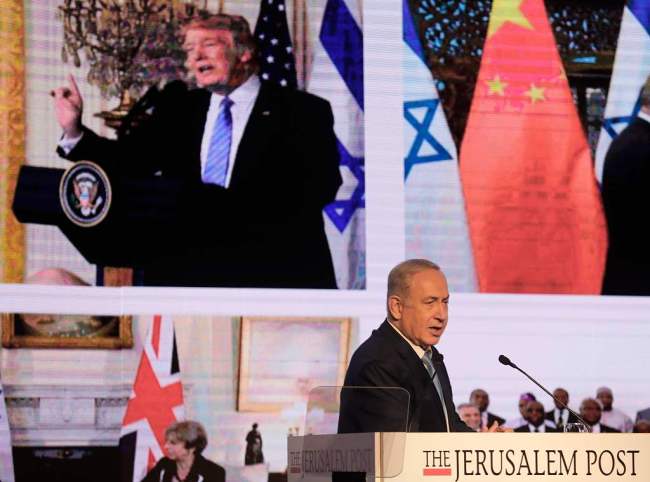 Israeli Prime Minister Benjamin Netanyahu delivers a speech on December 6, 2017. [Photo: VCG]