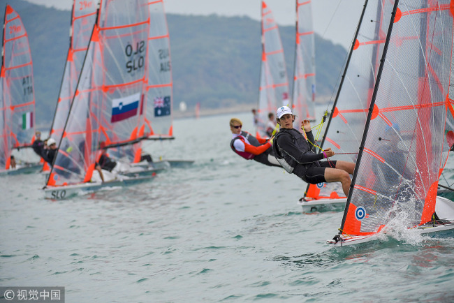The 2017 Youth Sailing World Championships concluded on Friday in Sanya, Hainan Province. [Photo: VCG]