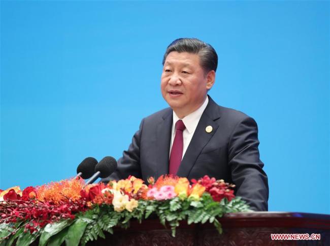 Xi Jinping, general secretary of the Communist Party of China (CPC) Central Committee, delivers a speech at the opening ceremony of CPC in Dialogue with World Political Parties High-Level Meeting in Beijing, capital of China, Dec. 1, 2017. [File photo: Xinhua]