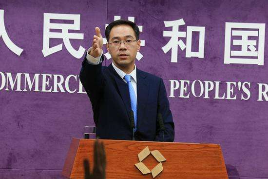 Spokesman of China's Ministry of Commerce Gao Feng speaks at a press conference on January 18, 2018. [Photo: China Plus]