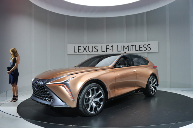 Lexus LF-1 Limitless released at the 2018 NAIAS features self-parking, drive-by-wire steering, braking signalling and other self-driving technologies. [Photo: China Plus/Liu Kun]