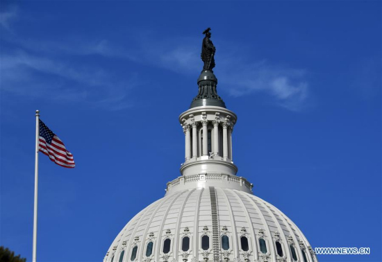 The U.S. Capitol is seen in Washington D.C., the United States, on Dec. 19, 2017. [Photo: Xinhua file photo/Yin Bogu]