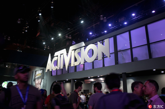 Activision Booth at the Electronic Entertainment Expo (E3) at the Los Angeles Convention Center on June 14, 2017 in California. [Photo: IC]
