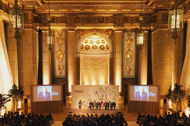 Whittle School & Studios global launch event is held in Andrew W. Mellon Auditorium. [Photo provided to China Plus]