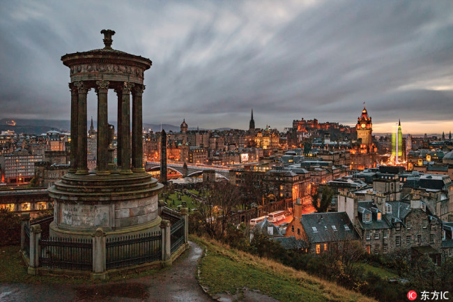 View from Calton Hill in Edinburgh, Scotland [File Photo: IC]