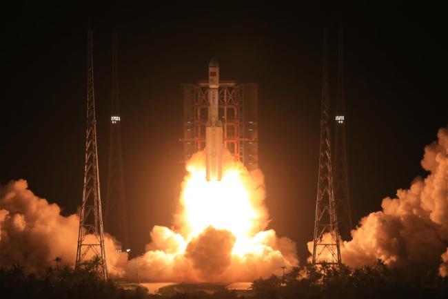 A Long March-7 carrier rocket lifts off from Wenchang Satellite Launch Center, south China's Hainan Province, June 25, 2016. [File Photo: Xinhua]