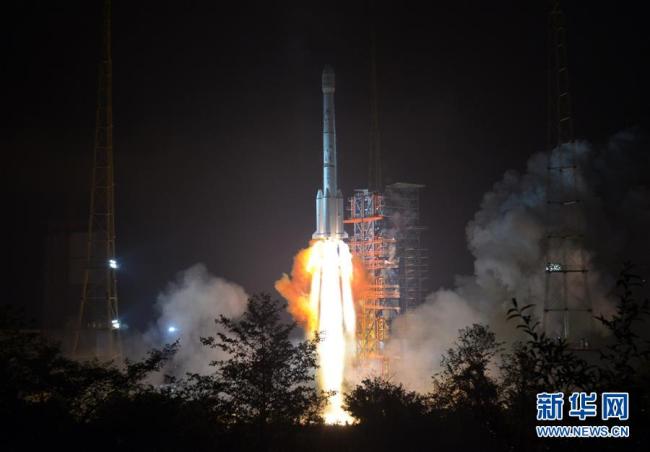 China launches the communication satellite "APSTAR-6C" at the southwestern Xichang Satellite Launch Center on Friday, May 04, 2018.[Photo: Xinhua]