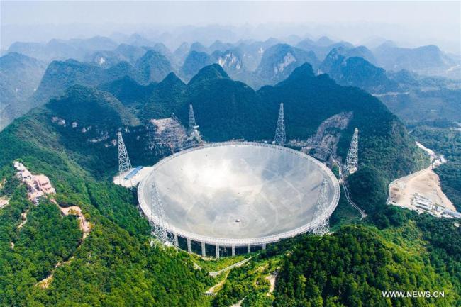 China's 500-meter Aperture Spherical Telescope (FAST) in Pingtang County, Guizhou Province [File photo: Xinhua]