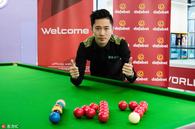 Chinese snooker players Cao Yupeng [File photo: IC]