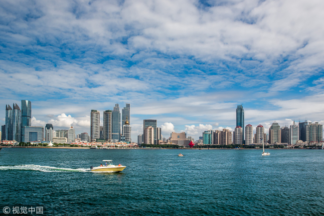 Qingdao is the largest city in Shandong province on the east coast of China. [Photo: from VCG]