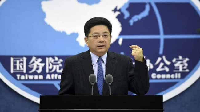 Ma Xiaoguang, spokesman for the Taiwan Affairs Office of the State Council. [File Photo: CGTN]