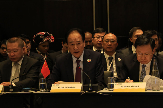 BRICS Media Forum Executive Chairman and Xinhua News Agency President Cai Mingzhao.[Photo: China Plus]