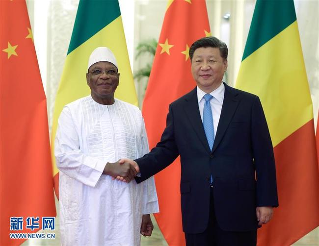 Chinese President Xi Jinping meets with Malian President Ibrahim Boubacar Keita in Beijing on Friday, August 31, 2018. [Photo: Xinhua]