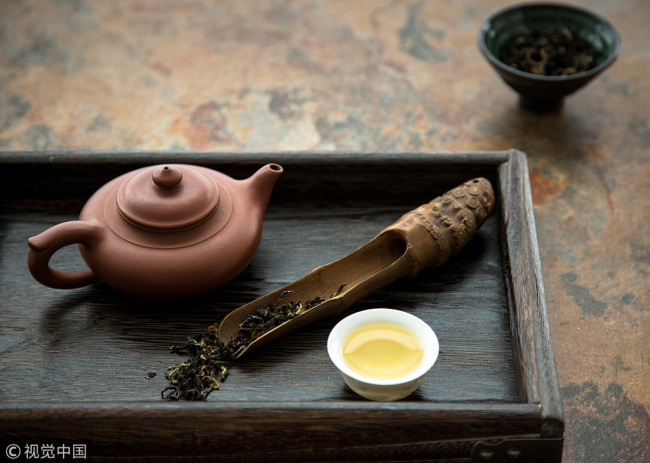 A Chinese tea set. [File Photo: VCG]
