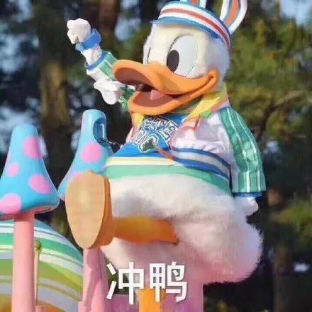 " Go for it(冲呀)", a duck-themed meme, has become popular on Chinese social media in China. [File photo]