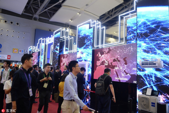 The China Import and Export Fair, also known as the Canton Fair, opens in Guangzhou, capital of Guangdong Province, October 15, 2018. [Photo: IC]