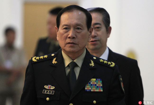 Chinese State Councilor and Defense Minister Wei Fenghe. [Photo: IC]