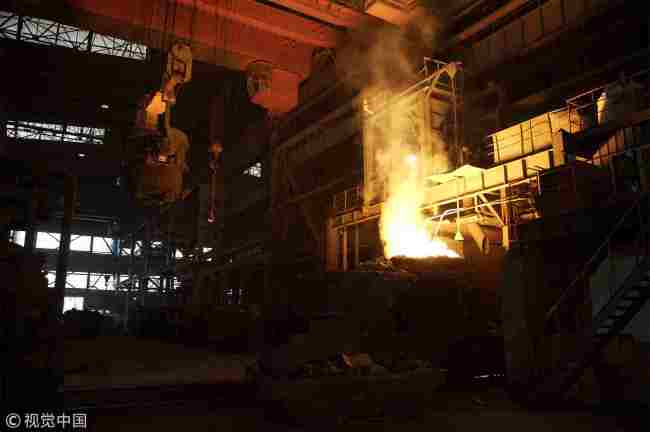A steel mill in Huaxi Village, Jiangsu Province, China. [Photo: VCG]