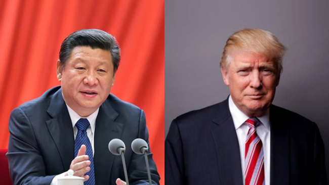 Chinese President Xi Jinping and his U.S. counterpart Donald Trump.
