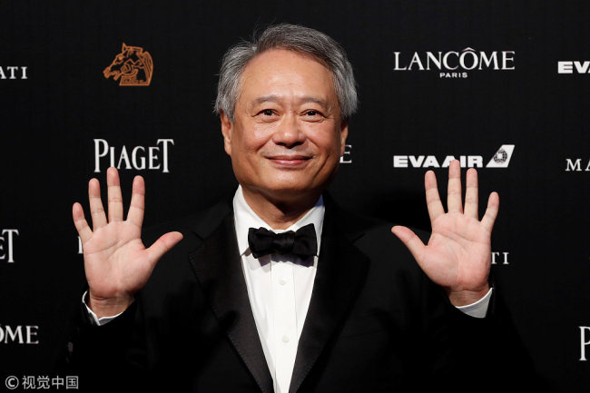 Director Ang Lee poses on the red carpet at the 55th Golden Horse Awards, November 17, 2018. [Photo: VCG]