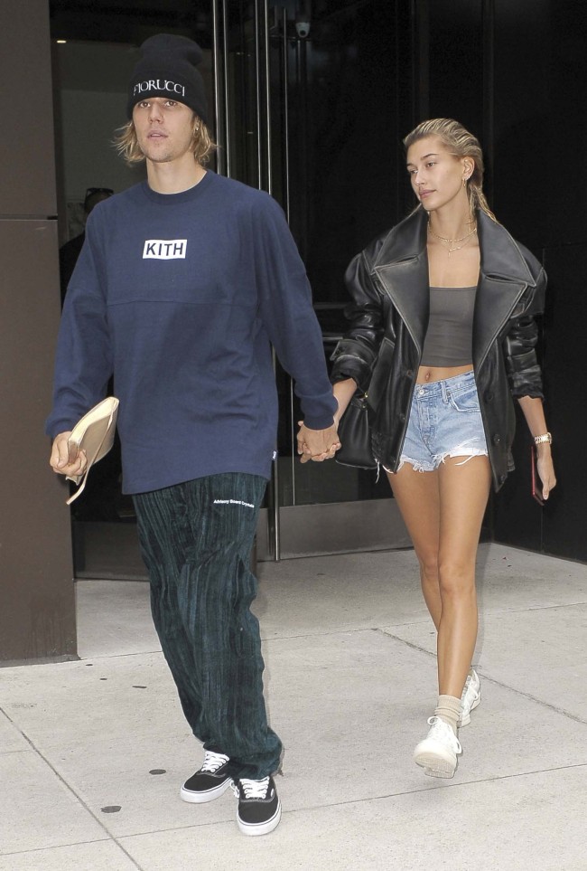  2018 9/14/18 Justin Bieber and Hailey Baldwin are seen in New York City. [Photo: AP]