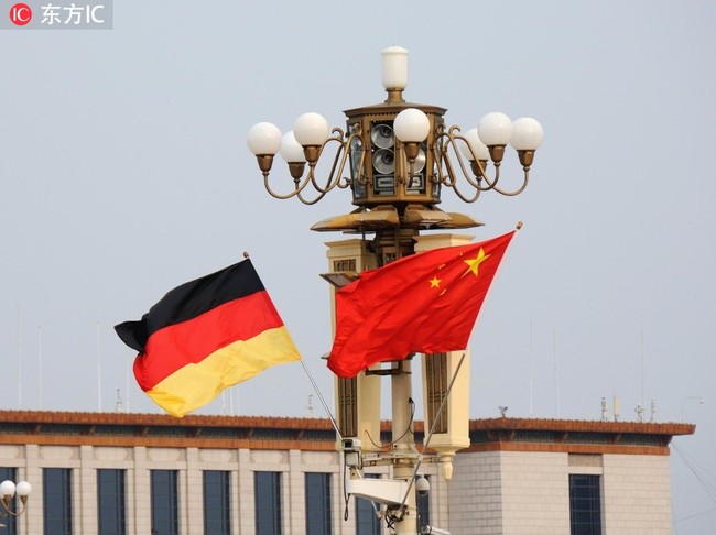 National flags of China and Germany [File Photo: IC]