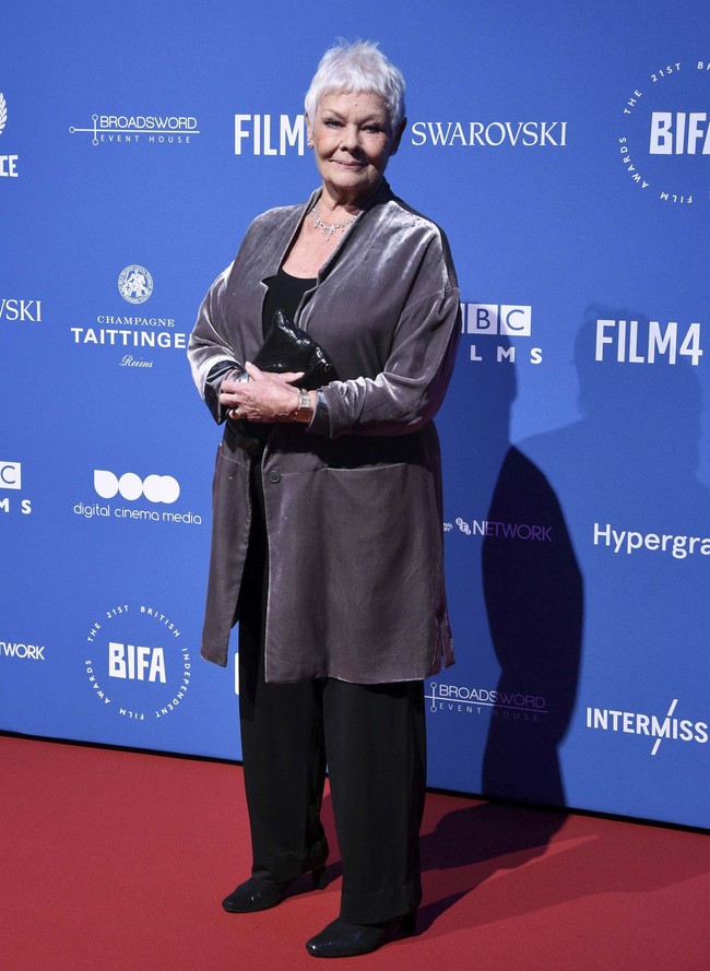 Dame Judi Dench at the British Independent Film Awards 2018 in London, Sunday, Dec. 2, 2018. [Photo: AP]