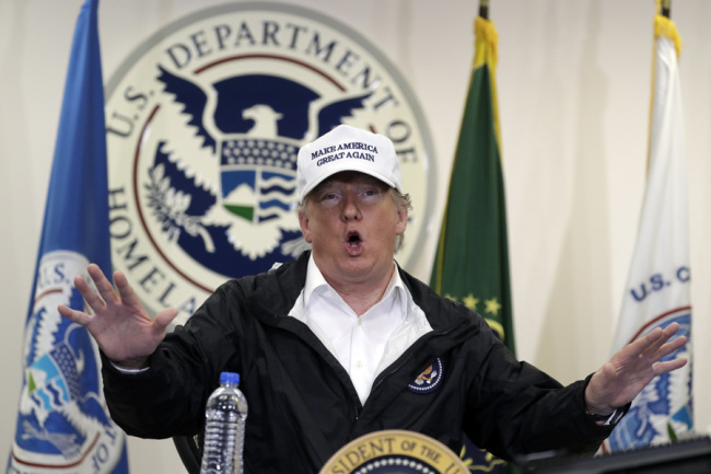 President Donald Trump speaks at a roundtable on immigration and border security at U.S. Border Patrol McAllen Station, during a visit to the southern border, Thursday, Jan. 10, 2019, in McAllen, Texas. [Photo: AP]