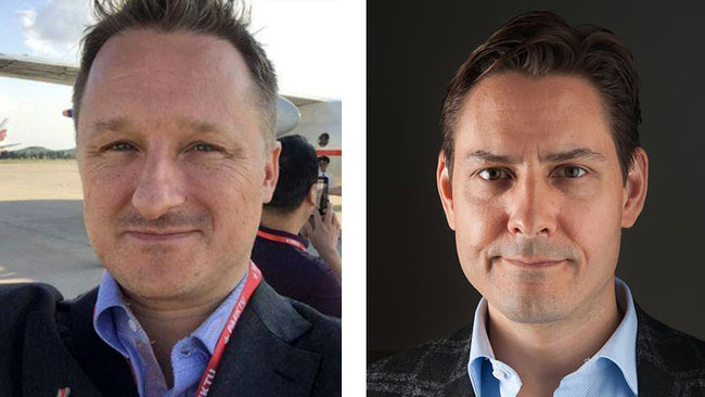 Canadian businessman Michael Spavor (L) and Canadian ex-diplomat Michael Kovrig [Photo: China Plus]