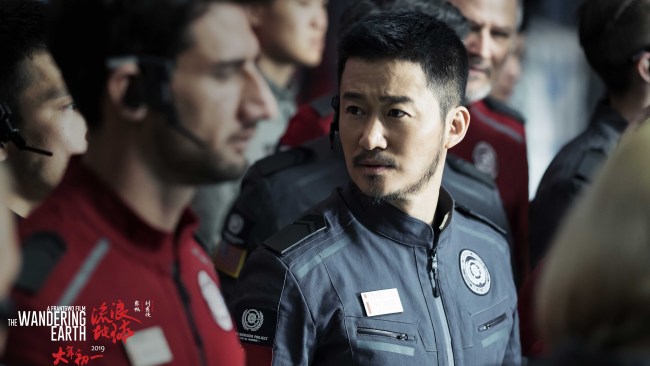 A still from the film "The Wandering Earth" that stars Wu Jing, a Chinese action star and writer-director of "Wolf Warrior 2" [Photo provided to China Plus]
