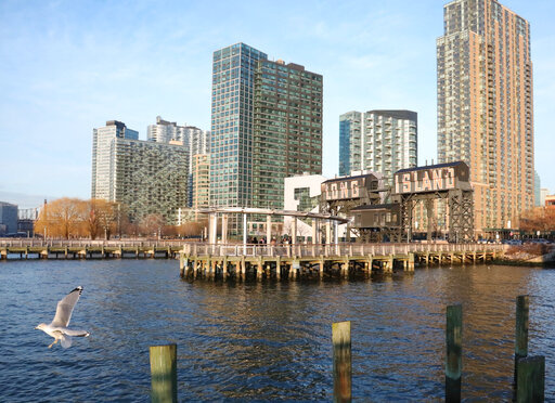 This photo shows a view of an area of Long Island City, Queens, N.Y., along the East River on Thursday, Feb. 14, 2019. The area was the proposed site for a new Amazon headquarters until the company announced today it would abandon the project.[Photo: AP]