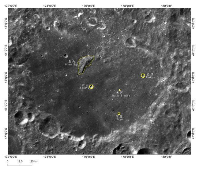 The landing site of Chang'e-4 is named "Statio Tianhe". [Photo: China Plus]
