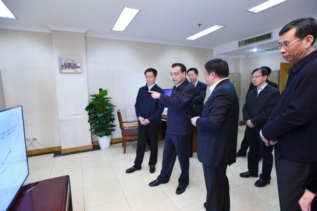 Chinese Premier Li Keqiang inspects the Ministry of Finance and the State Taxation Administration on Thursday, March 21, 2019. [Photo: gov.cn]