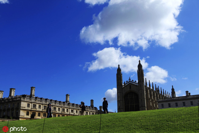 Photo shows the campus of the University of Cambridge. [Photo: IC]