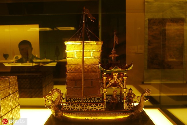 An exhibition of treasures from national museums along the Silk Road starts at the National Museum of China in Beijing on Thursday, April 11, 2019. [Photo: IC]