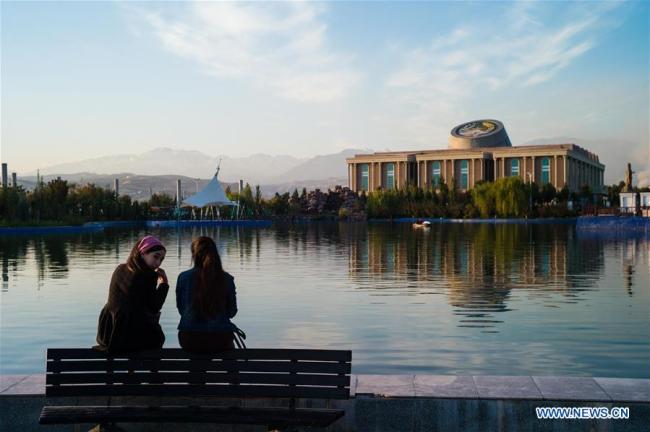 Photo taken on Oct. 11, 2018 shows the National Museum in Dushanbe, Tajikistan. [Photo; Xinhua]