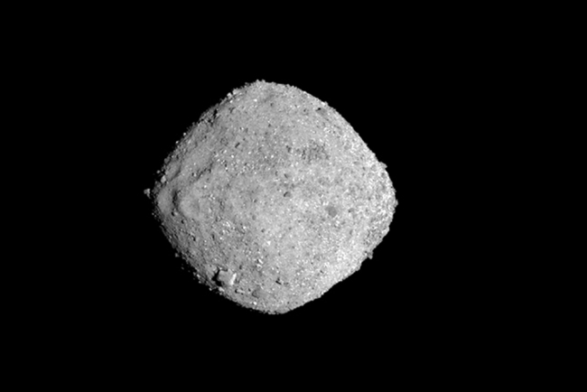 This Nov. 16, 2018, image provide by NASA shows the asteroid Bennu. [File Photo: AP]