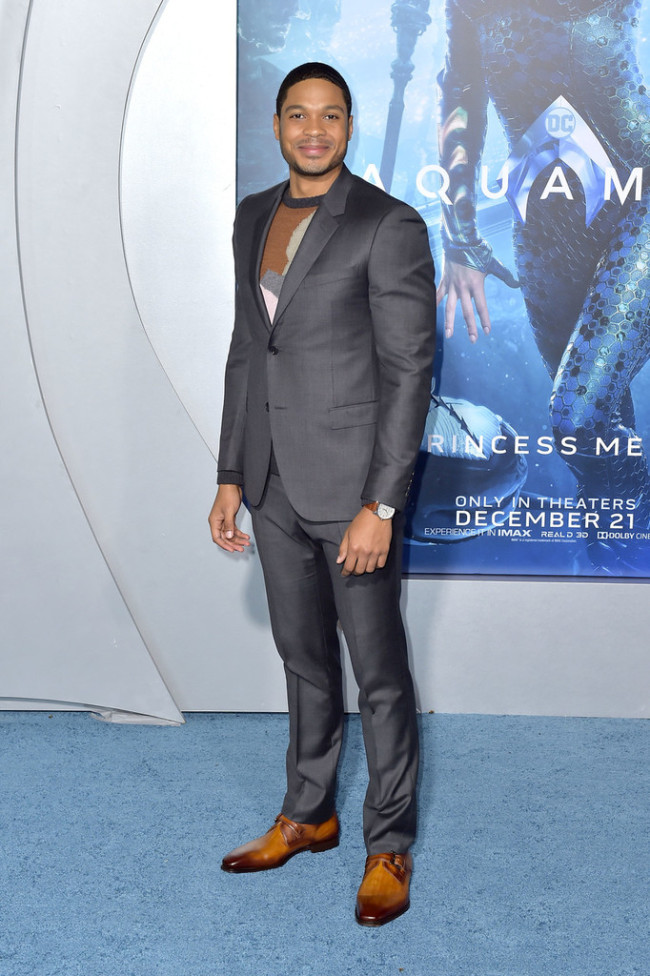 Ray Fisher is seen at the world premiere of the movie "Aquaman" at the TCL Chinese Theatre in Los Angeles on December 12, 2018. [Photo: IC]