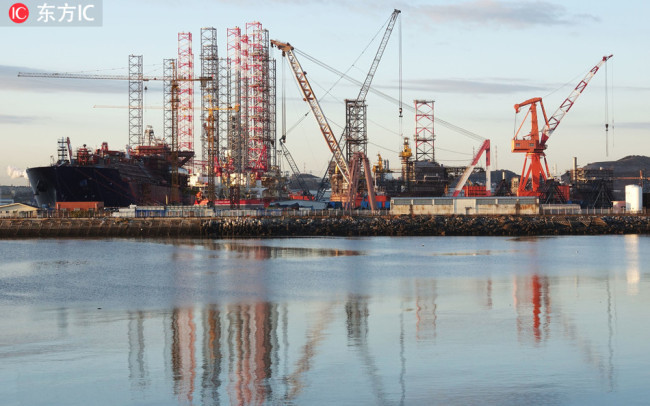 Dalian Shipbuilding Industry Co., Ltd. (DSIC), Liaoning Province, October 29 2018. [File Photo: IC]